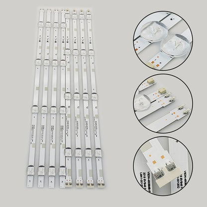 LED Backlight Strip(8)For Samsung UN48J5000AFXZA UN48J5000AF UN48J6200 UN48J5000