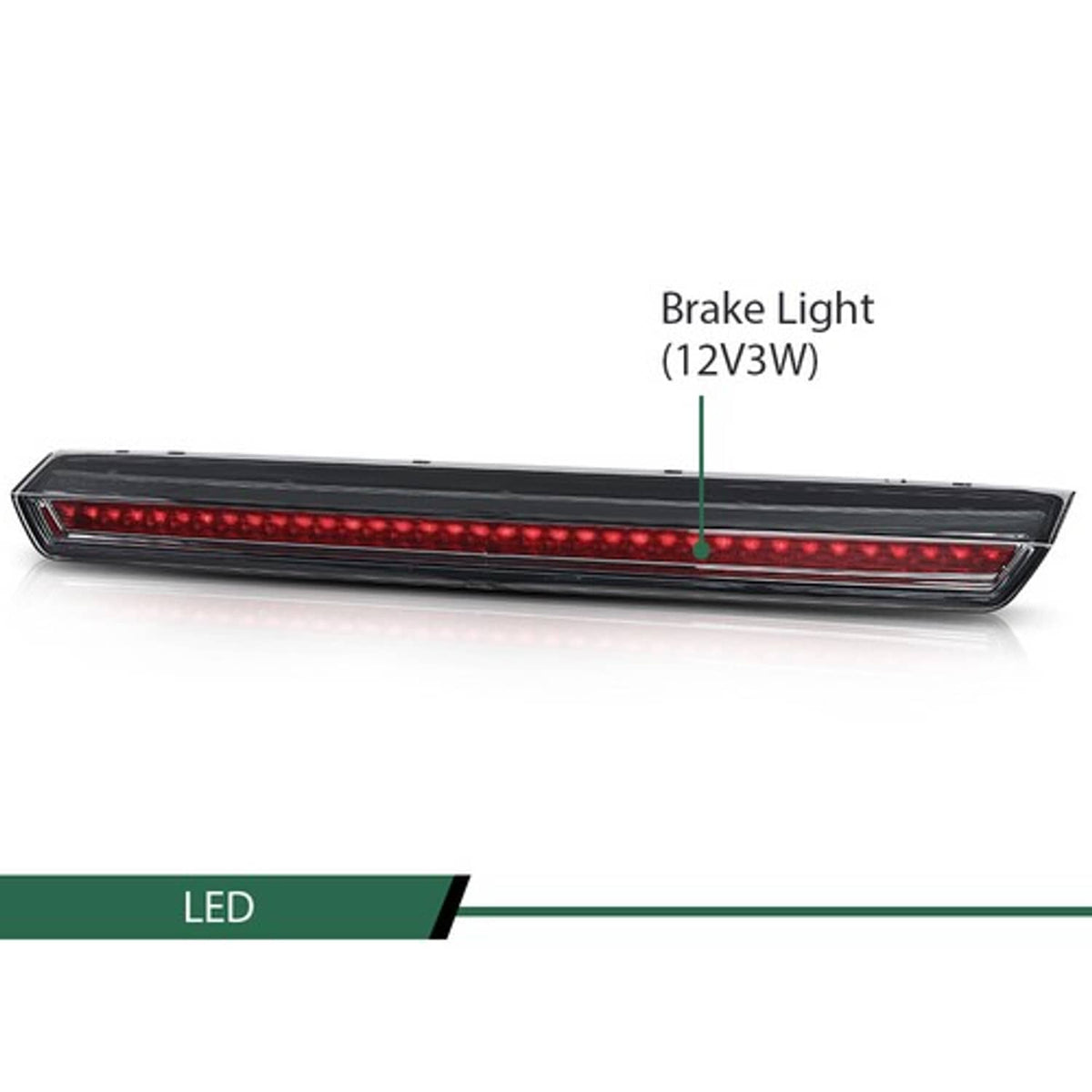 Solid Spare High Mount 3rd Light Brake Lamp Fit For 2015-2020 GMC Yukon Cadillac Escalade