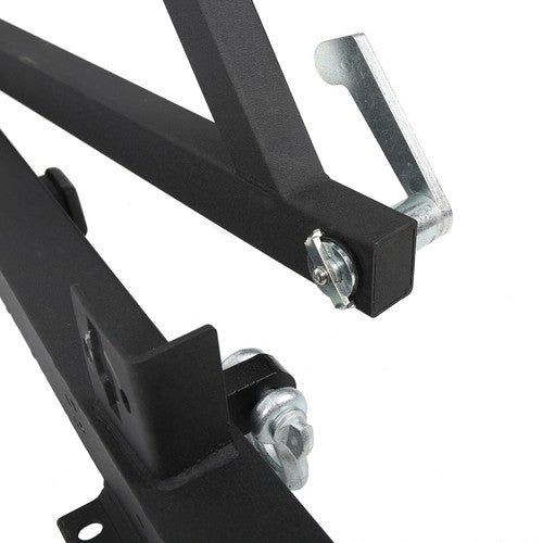 Solid Spare Rear Bumper with Tire Carrier & D-Ring Fit for 87-96 YJ & 97-06 TJ Jeep Wrangler