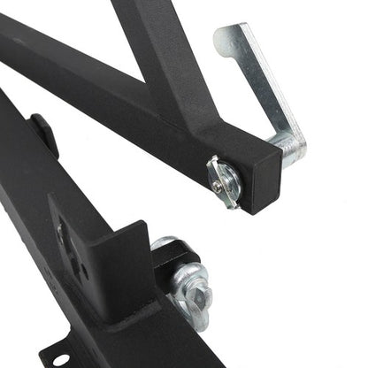 Solid Spare Rear Bumper with Tire Carrier & D-Ring Fit for 87-96 YJ & 97-06 TJ Jeep Wrangler