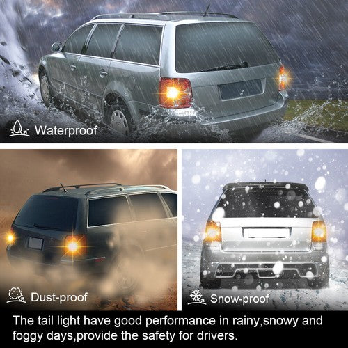 Solid Spare Fit For 2000-2005 Volkswagen Passat B5 Wagon Tail Lights Brake Lamps Left+Right