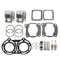 Solid Spare For 1987-2006 Yamaha Banshee YFZ 350 64mm 64 Pro X Pistons Piston Set Gasket Kit