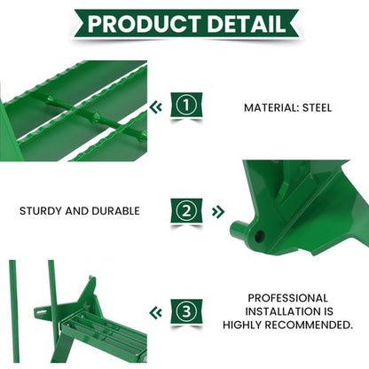 Solid Spare LH Stair Step Extension Kit For John Deere 3010 3020 4010 2WD Utility Tractor