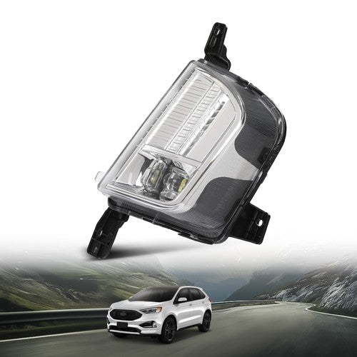 Solid Spare LED DRL Front Fog Light Driving Lamp Left Side Fit For 2019-2024 Ford Edge