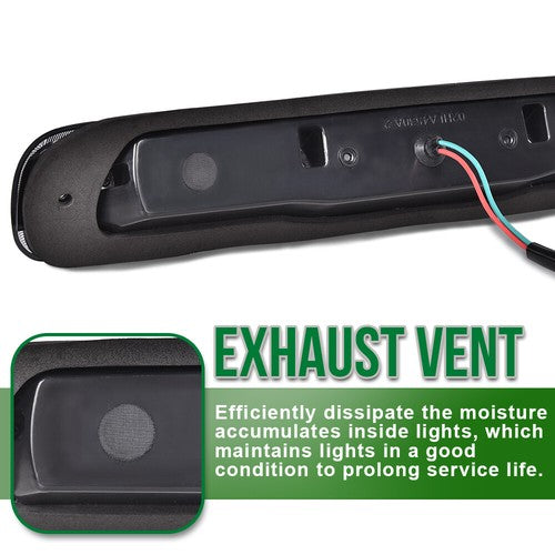 Solid Spare Fit For 99-07 Chevy Silverado GMC Sierra LED 3rd Brake Light Cargo Lamp Smoke