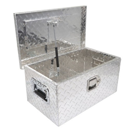 Solid Spare New 20 inch Aluminum ToolBox Fits Trailer RV Truck Underbody Bed Storage Box