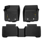 Solid Spare Fit For 2018-2023 Toyota Tacoma Double Cab All Weather TPE Floor Mats Liners