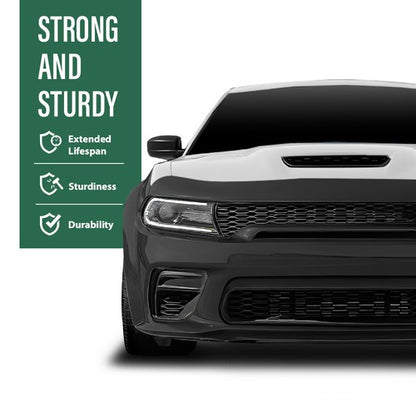 Solid Spare Front and Rear Bumper Hellcat Style Fit For 2015-2023 Dodge Charger Widebody Kit