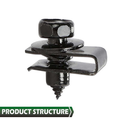 Solid Spare New 5/16-18 x 7/8" x 3/4" Washer 1/2" Hex Head Fender Bolts & U Nuts Body Kit