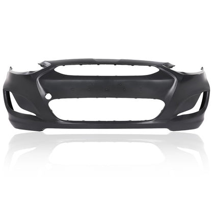 Solid Spare Fit For 2014-2017 Hyundai Accent Sedan / Hatchback Front Bumper Cover