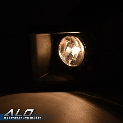 Solid Spare Fit For 14-15 GMC Sierra 1500 Clear Lens Bumper Fog Lights Left & Right Side