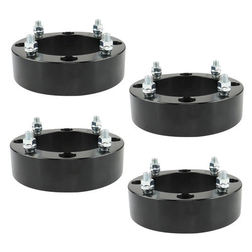 Solid Spare For Polaris Ranger RZR Wheel Spacers 4x156 2" 131mm M12x1.5 4Pcs Silver 2013+