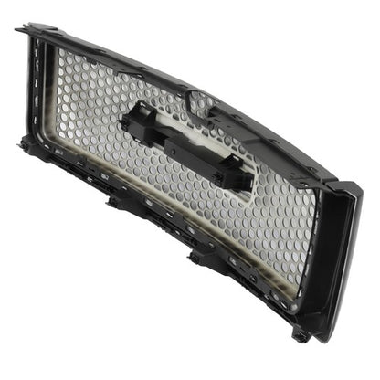 Solid Spare For 2007-13 GMC Sierra 1500 Denali Pickup Upper Lower Grille Hood Molding Trim