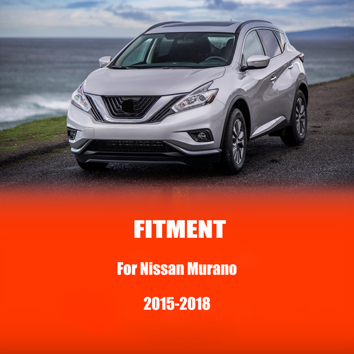 For 2015-2018 Nissan Murano Fog Lights Lamps Pair Clear Lens w/Switch/Harness