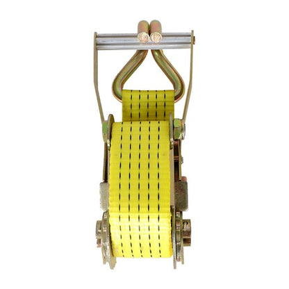 Solid Spare 2 In x 15 Ft Ratchet Straps With J Hook 5000 Lbs Heavy Duty Tie Downs 8 Pack