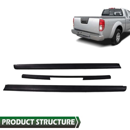 Solid Spare Fit For 2005-2014 Nissan Frontier King Cab Tailgate Bed Rail Protector Caps