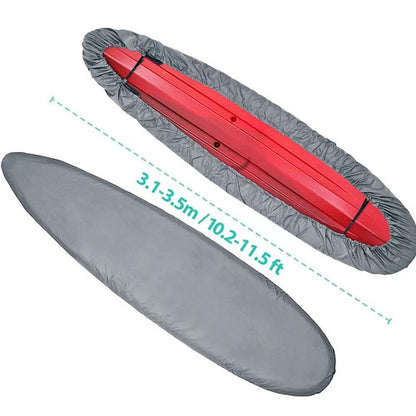 Solid Spare 3.1~3.5m/10.2Ft-11.4Ft 210D Kayak Canoe Cover Storage Boat Cockpit Cover