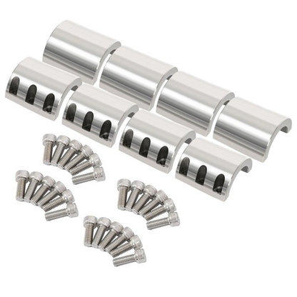 Solid Spare Upgrated 4PCS Steel Tube Clamps For 1.875" 1-7/8" Size Tube Roll Cage Mount