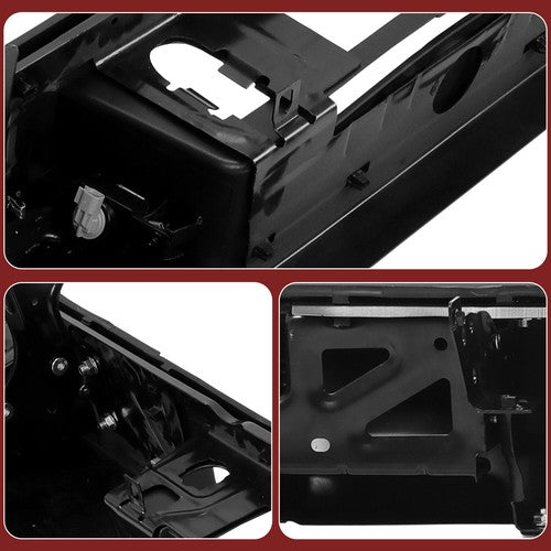 For 2014-2018 Chevy Silverado Sierra 1500 Black Rear Step Bumper w/o Sensor
