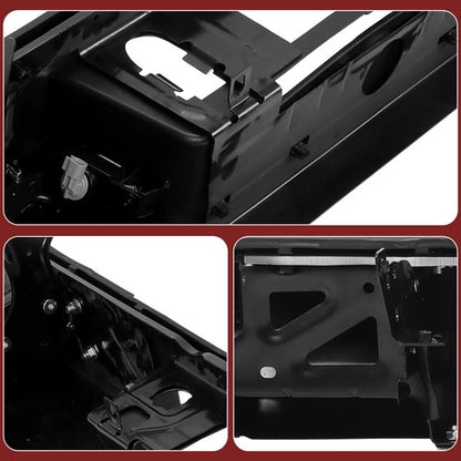 For 2014-2018 Chevy Silverado Sierra 1500 Black Rear Step Bumper w/o Sensor