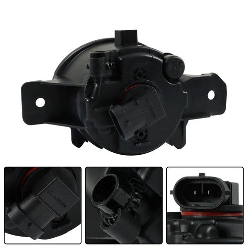 Solid Spare Fog Lights Set&Rear Trunk Trim Strip Liftgate Handle For 13-16 Nissan Pathfinder