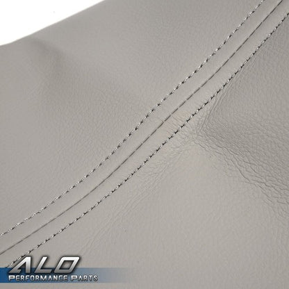 Solid Spare Fit For 2009-2015 Honda Pilot Center Console Lid Armrest Cover Leather Gray