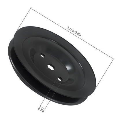Solid Spare For John Deere Deck Pulley G110 LA150 190C D170 E180 LA175 S180 GX21381