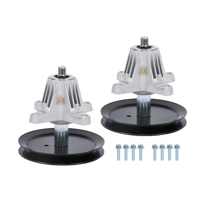 Solid Spare 2 × Spindle Assembly W/Bolt For MTD 918-04865A 918-04636A 918-04865 618-04636