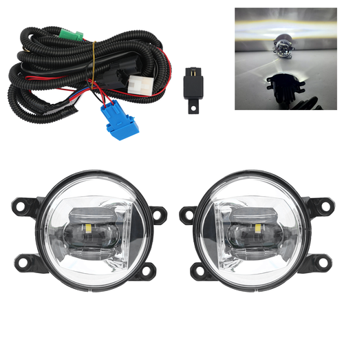 LED Fog Driving Lights Set For 2021-2025 2023 TY Sienna Harness Switch Kits Pair