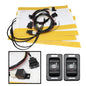 New Carbon Fiber Heated Seat Heater Pad Kit Car Switch 12V Universal For Trucks