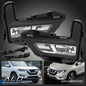 Solid Spare Fit For 17-2018 Nissan Rogue S SL SV Fog Lights + Switch Bezel Wires Bracket Kit