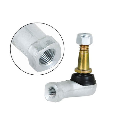 Solid Spare New For EZGO TXT Golf Cart Tie Rod Ends (Driver & Passenger Side) Years 2001-Up