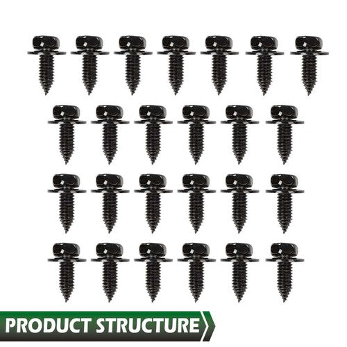 Solid Spare New 5/16-18 x 7/8" x 3/4" Washer 1/2" Hex Head Fender Bolts & U Nuts Body Kit