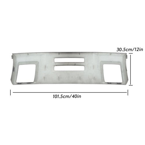 Solid Spare Front Lower Air Dam Deflector Plastic Compatible For GMC Canyon 2018-2020 Black
