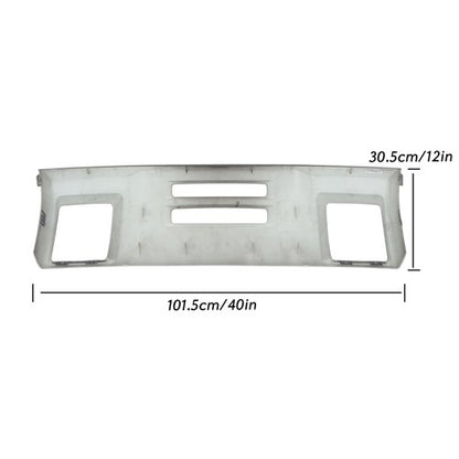 Solid Spare Front Lower Air Dam Deflector Plastic Compatible For GMC Canyon 2018-2020 Black