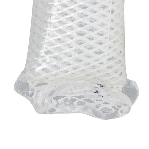 Solid Spare 1" ID × 1-19/64" OD 50ft Clear Braided Hose High Pressure Flexible Reinforce PVC