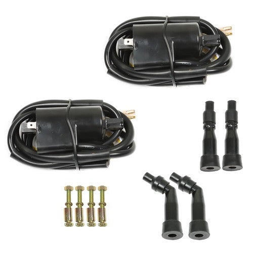 Solid Spare For Kawasaki KZ Suzuki GS Honda CB 650 750 900 NEW Ignition Coil Set 12 Volt 12V