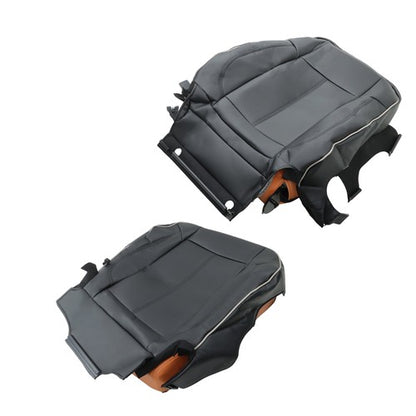 Solid Spare For Hummer H3 2006 2007-2010 Passenger Seat Cushion & Backrest Black Leather
