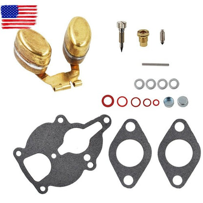 Solid Spare Carburetor Kit & Float For Zenith Wisconsin Engine VH4D VHD TJD Replaces LQ39