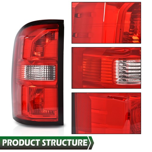 Solid Spare Rear Tail Light Driver Side Fit For 2014-2018 GMC Sierra 1500 2500 3500 HD