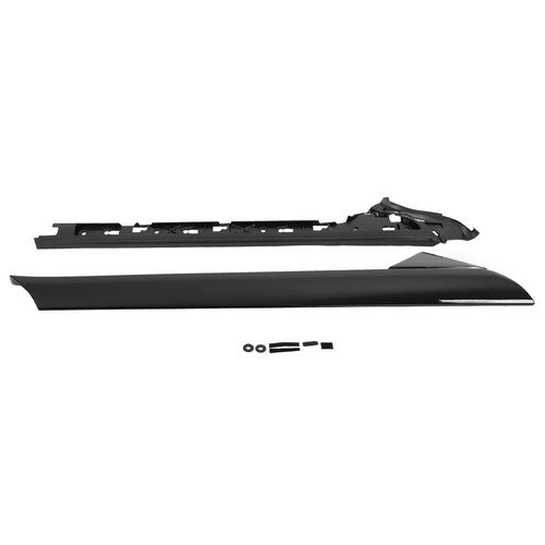 Solid Spare For 11-19 Ford Explorer Left Side Windshield A-Pillar Molding Inner Outer Trim