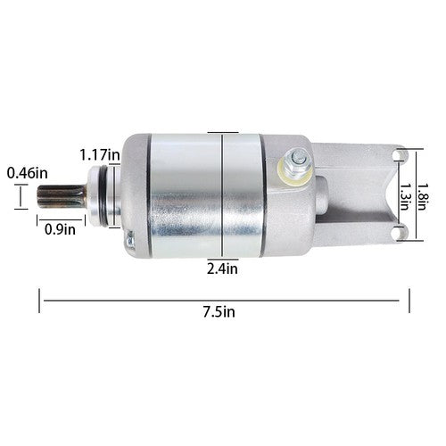 Solid Spare 21163-1328 ATV Starter For 2003-2008 Kawasaki KVF360 Prairie 360 4x4 26-1251