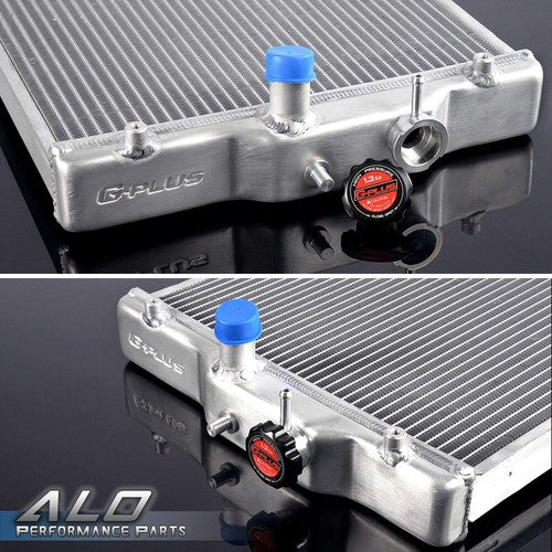 Solid Spare Fit For 92-2000 Honda Civic D15 16 EG EK SOHC 2 Row 42MM Full Aluminum Radiator