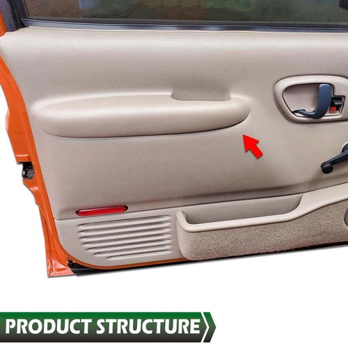 Solid Spare Door Armrest Front Driver & Passenger Side Fit For Chevy GMC Pickup Truck SUV
