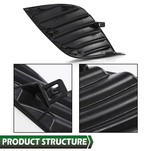 Solid Spare Fit For 2018-2020 Toyota Camry Front Bumper Fog Light Cover Right Passenger Side