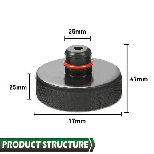 Solid Spare Fit For Tesla Model 3/Y/S/X 4pcs Rubber Jack Lift Pad Adapter Tool Black