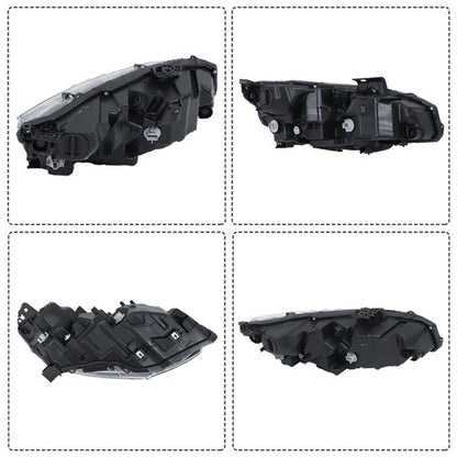 Solid Spare For Honda Civic 2016-2019 LED Headlight Headlamp Clear Housing Driver/Left Side