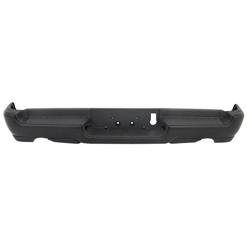 Solid Spare w/ Vent,w/o Sensor Holes Black Metal Rear Bumper Suitable For RAM 1500 2019-2022