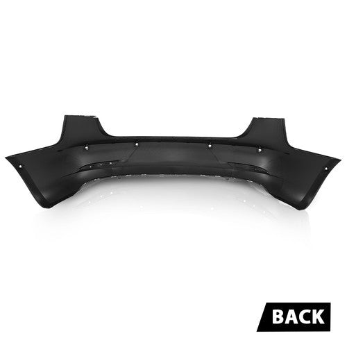 Solid Spare Fit For 17-23 Tesla Model 3 Rear Bumper Cover Fascia w/ Sensor Holes TA1100100