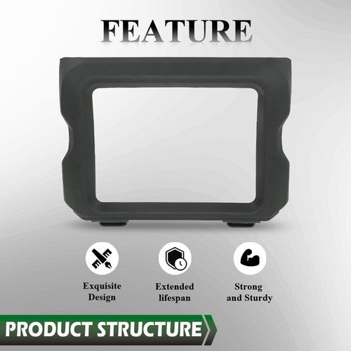 Solid Spare 8.4" Radio Trim Bezel Surround Fit For 2018-2024 Jeep Wrangler JL 6AB55TX7AB